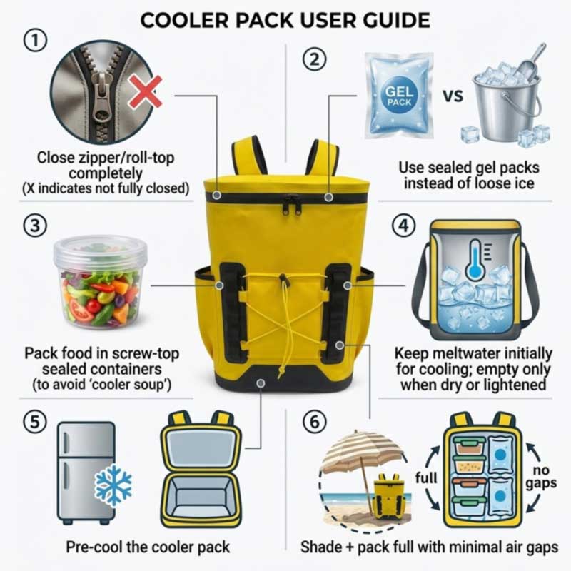 Mochilas térmicas a prueba de fugas: detenga las fugas de agua derretida para siempre Mochilas térmicas a prueba de fugas: detenga las fugas de agua derretida para siempre